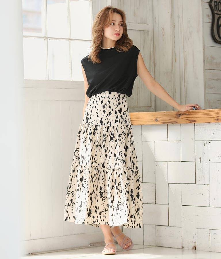 Animal Pattern Tiered Skirt – ANAP Philippines Official Store