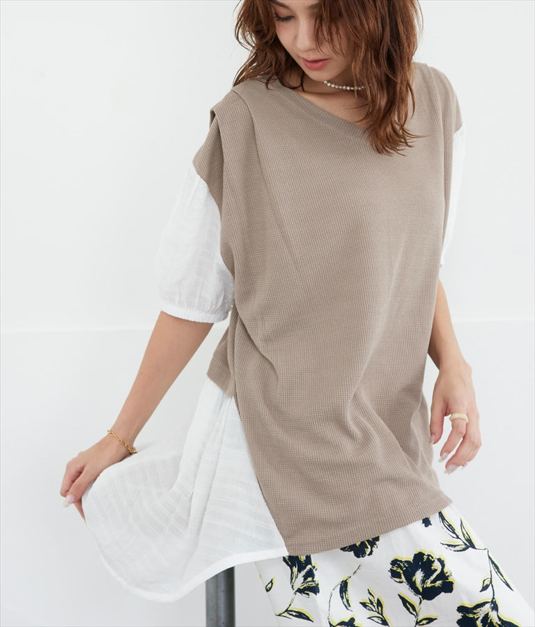 Waffle Layered Style Top